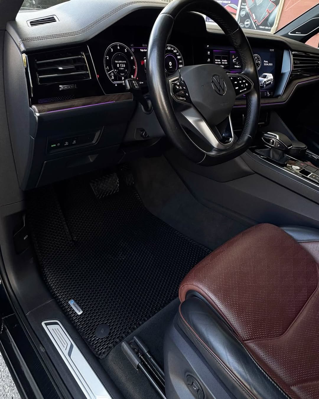 Volkswagen Touareg üçün Xüsusi Eva Ayaqaltı - Tam Dəst, Sürüşməz və Asan Təmizlənir – kiçik şəkil 3